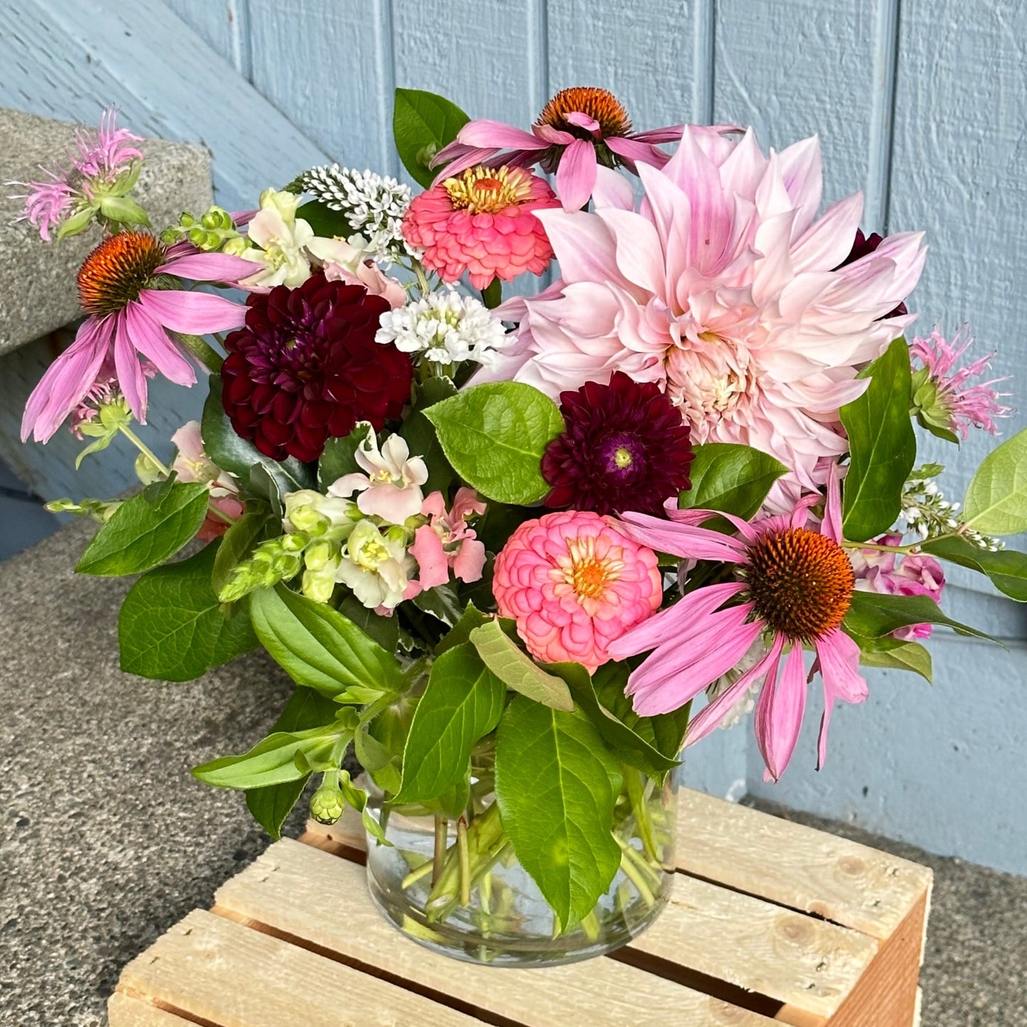 fresh seasonal flowers in vase for any occasion